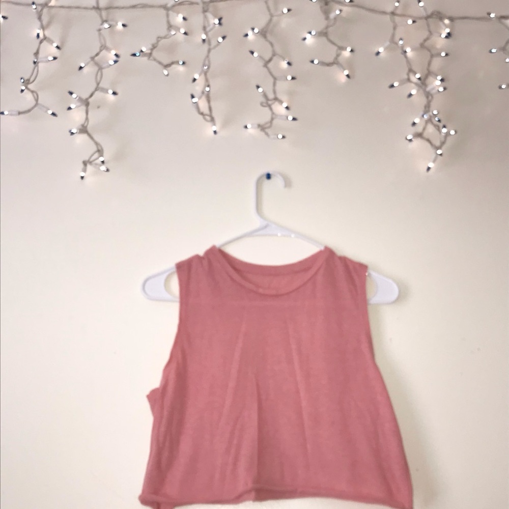 LIGHT PINK CROP TOP